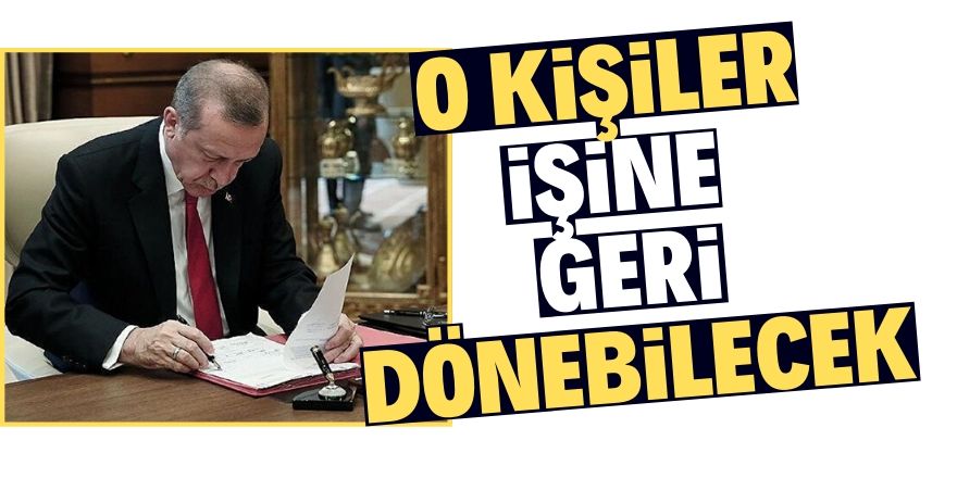 Erdoğan imzaladı!