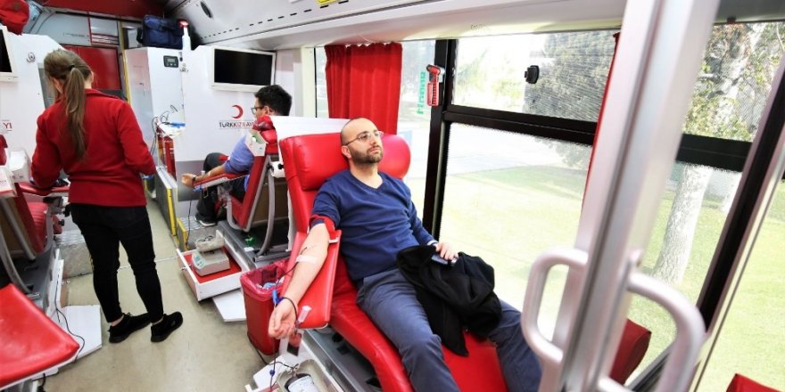 TEI çalışanları kan bağışı yaptı