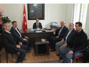 Alaçam Kaymakamı Çağlar'a Hemşeri Ziyareti