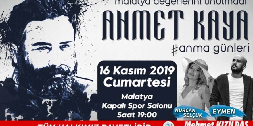 Ahmet Kaya memleketi Malatya’da anılacak