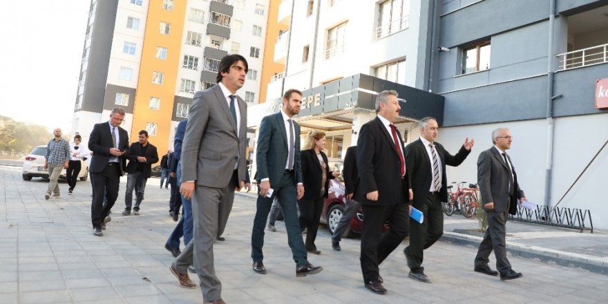 Başkan Palancıoğlu kentsel dönüşüm çalışmalarını inceledi