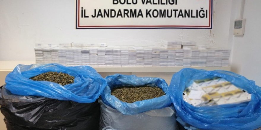 Bolu’da kaçak çay ve sigara operasyonu: 16 gözaltı