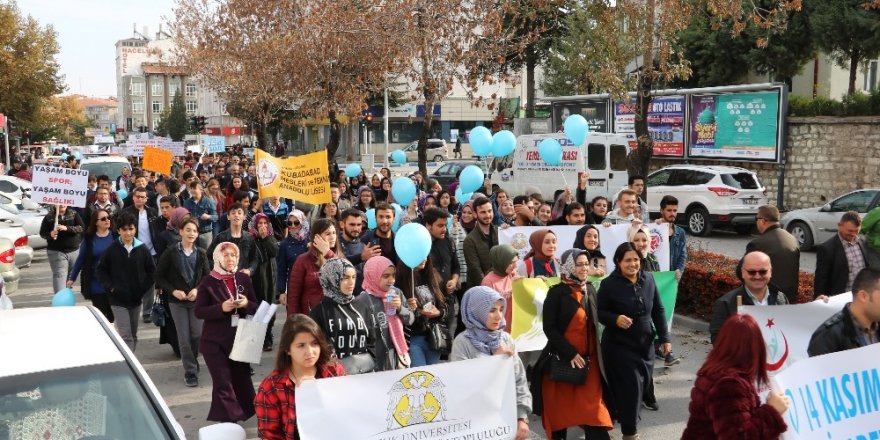 Beyşehir’de hareketli yaşam yürüyüşü