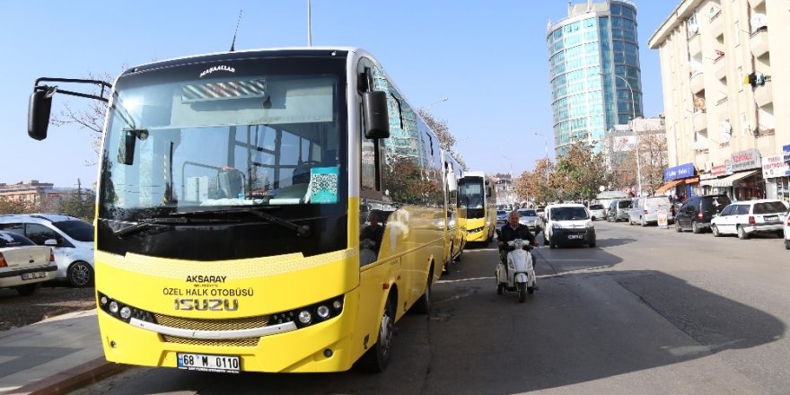Aksaray’da OSB’ye halk otobüsü seferleri başladı