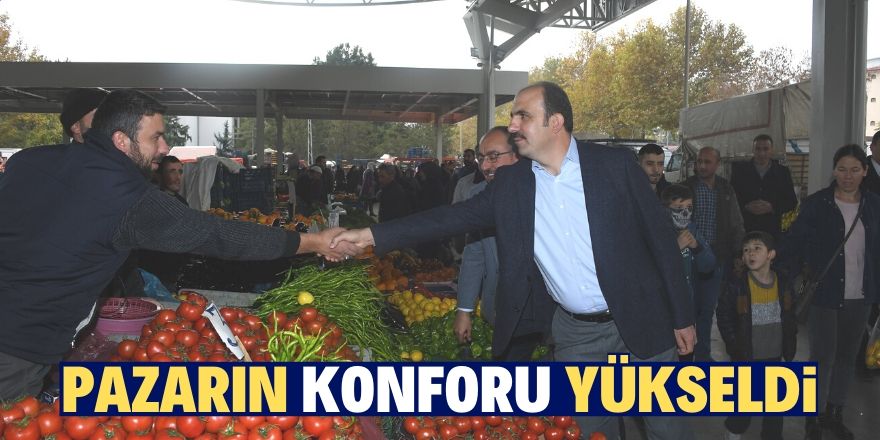 Muhacir Pazarı’nın  konforu yükseldi