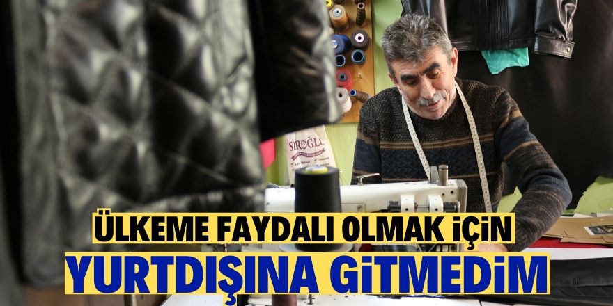 Fuat usta yarım asırdır deriyi giysiye dönüştürüyor