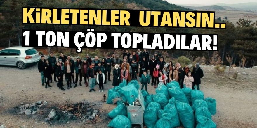 Konya’da aileler çocuklarıyla çöp topladı