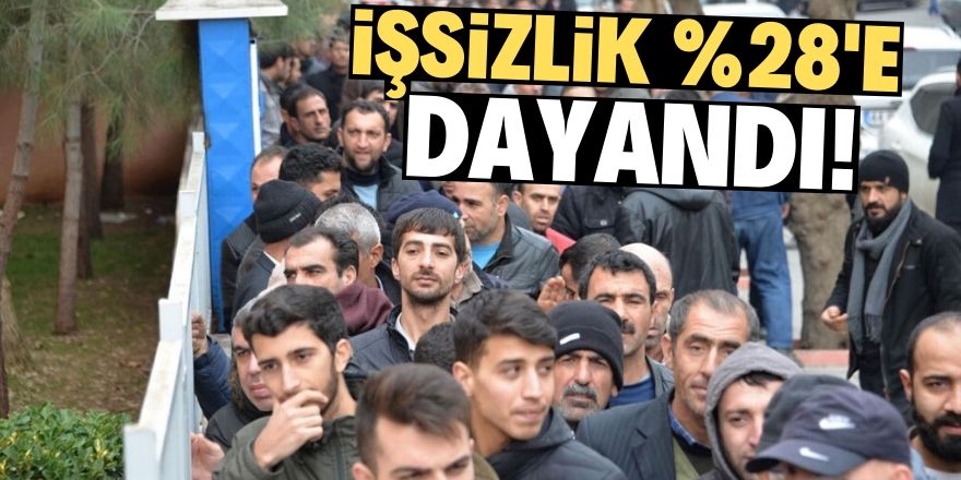 İlk defa gördük, işsizlik yüzde 27,4!