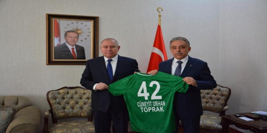İttifak Holding Konyaspor’dan Vali Toprak’a teşekkür