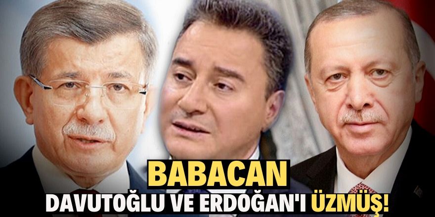 Erdoğan ve Davutoğlu'nu üzmüş!