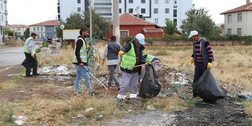 Aksaray Belediyesi daha temiz bir Aksaray için çalışmalarına devam ediyor