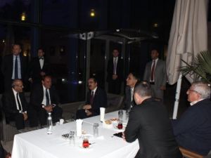 Vali Coş, Demirören Ve Terim'i Ziyaret Etti