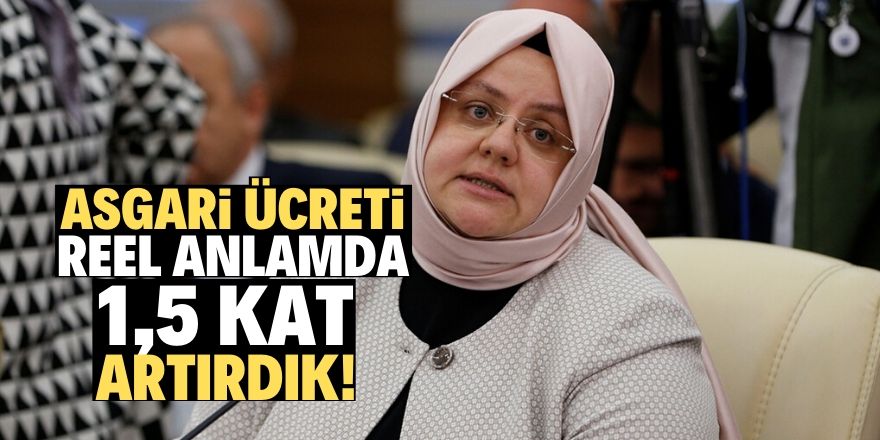 Bakan Selçuk'tan asgari ücrete ilişkin ilk açıklama!