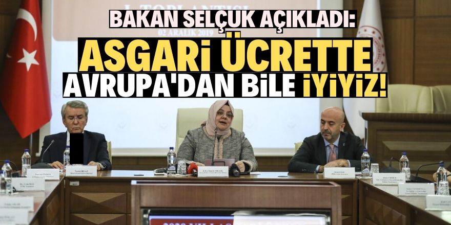 Asgari ücrette çok iyiyiz!