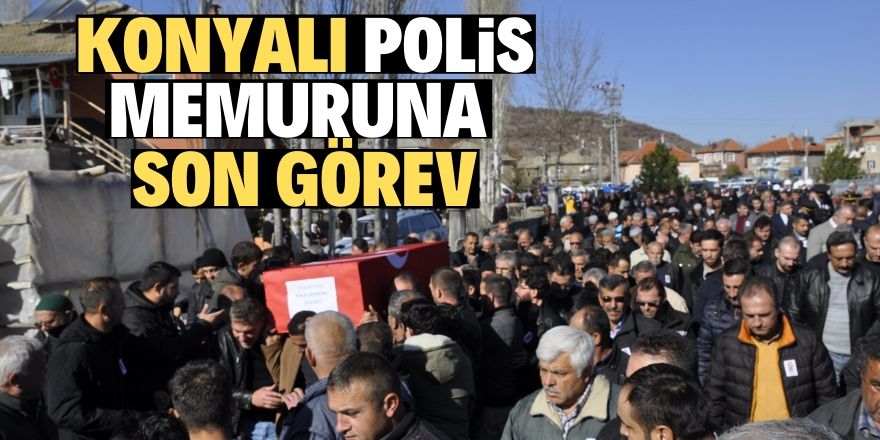 Polis memuru son yolculuğuna uğurlandı