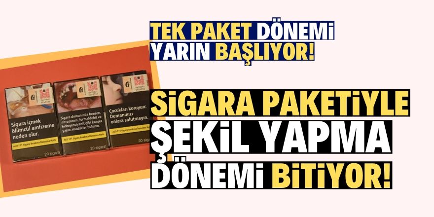 Tek paket dönemi yarın başlıyor!