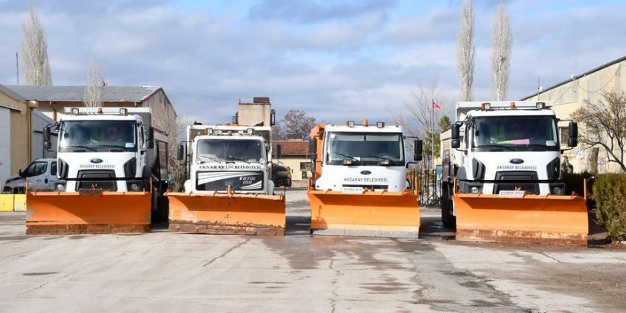 Aksaray Belediyesi kış hazırlıklarını tamamladı