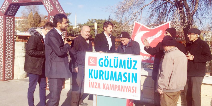 Beyşehir Gölü için imza kampanyası