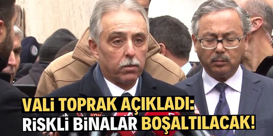 Bu binalar boşaltılacak!