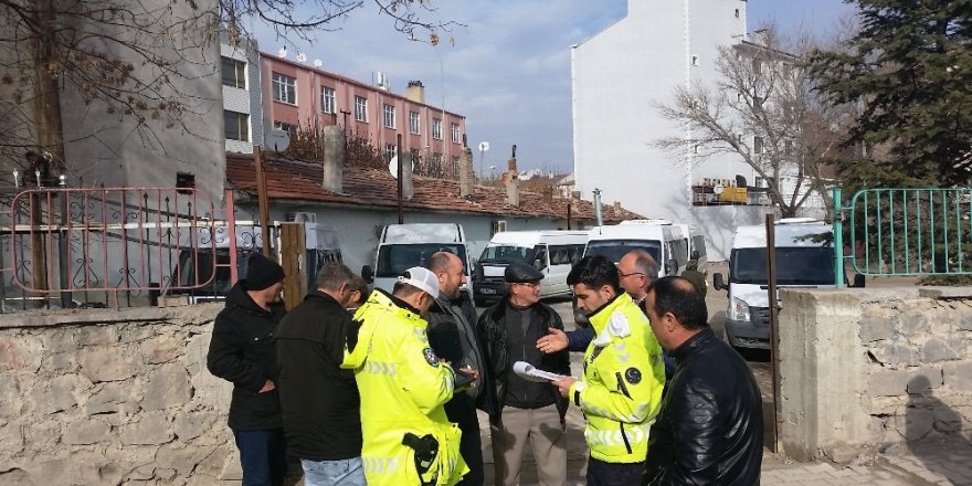 Kulu’da öğrenci servis araçları denetlendi