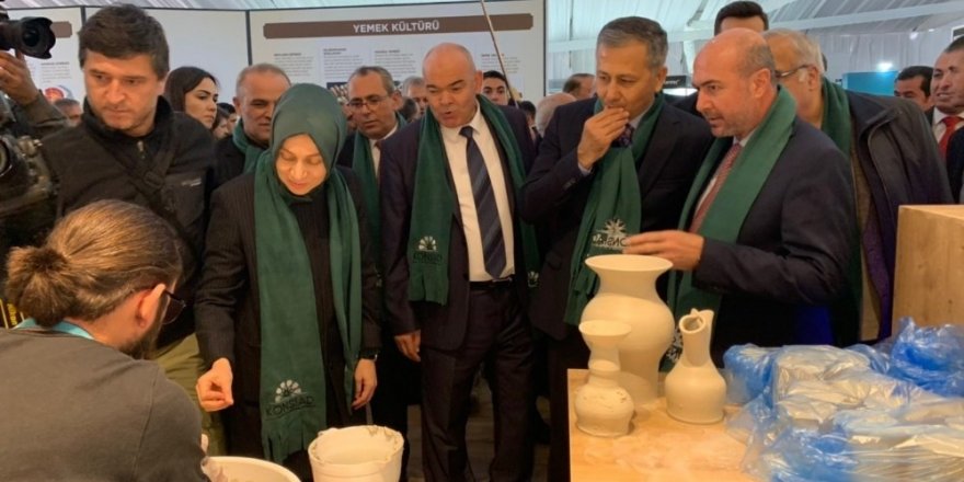 Konya Tanıtım Günleri Fuarında Selçuklu standı büyük ilgi gördü