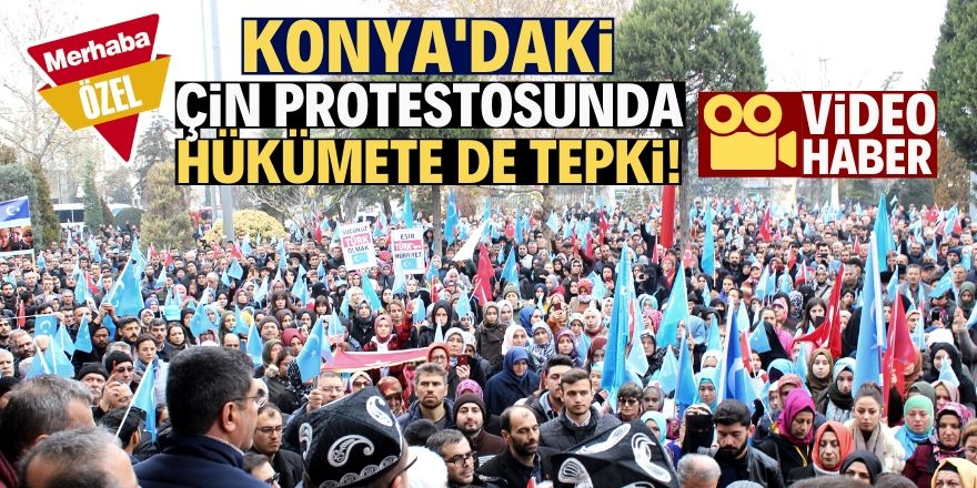 Çin protestosunda hükümete tepki!