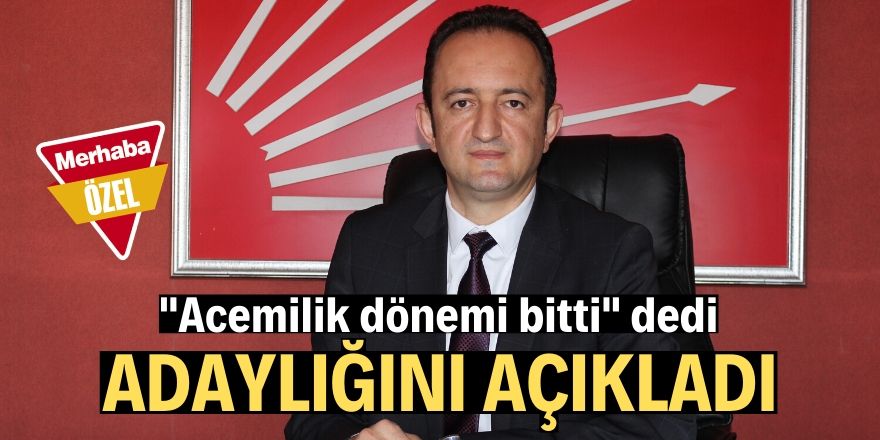 Barış Bektaş adaylığını açıkladı