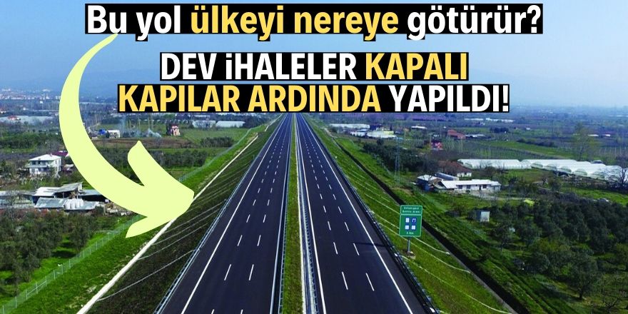 Dev ihaleler kapalı kapılar arkasında verildi!