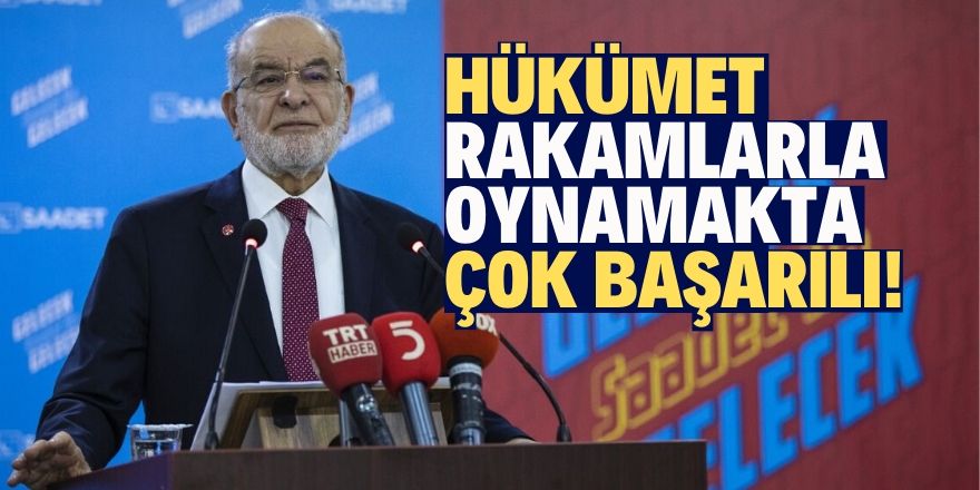 Karamollaoğlu : Rakamlarla oynamakta çok başarılılar