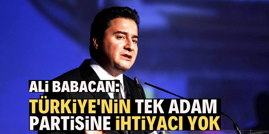 Babacan'dan AK Parti'ye tepki: Kutuplaştırma projesi