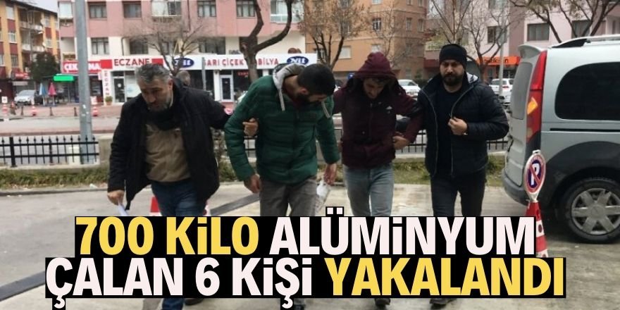 Konya’da 3 farklı hırsızlık olayına karışan 6 şüpheli yakalandı