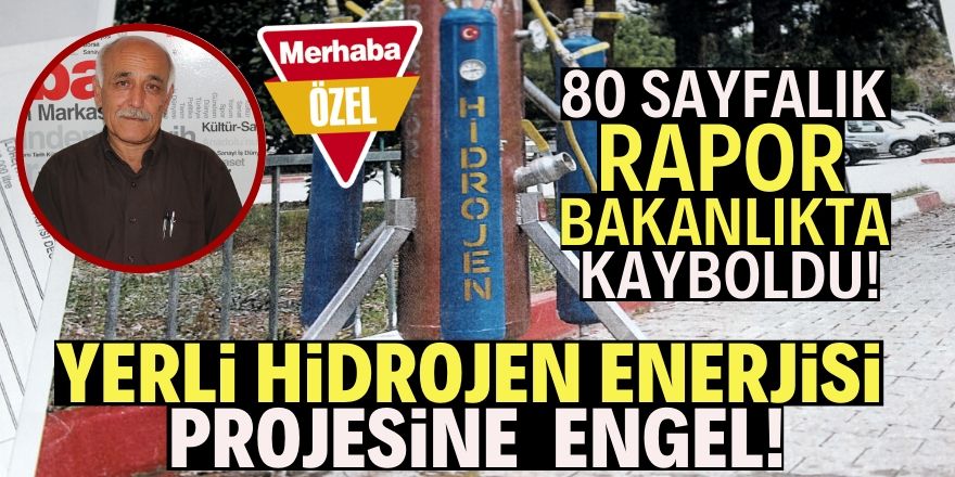 Hidrojen enerjisi projesine engel!