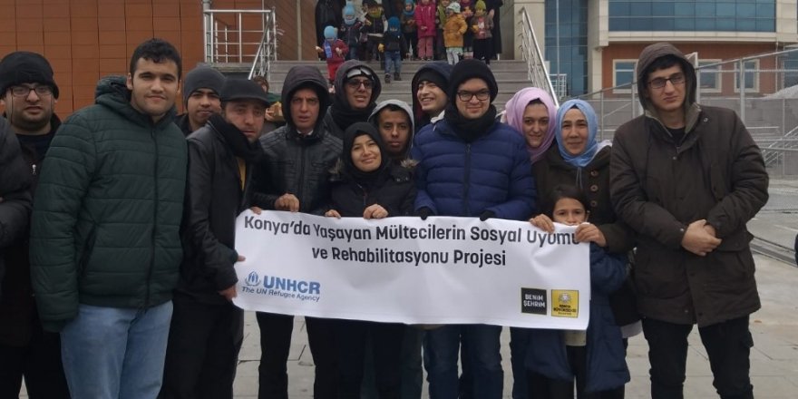 Konya Büyükşehir’den mülteci çocuklar için etkinlik