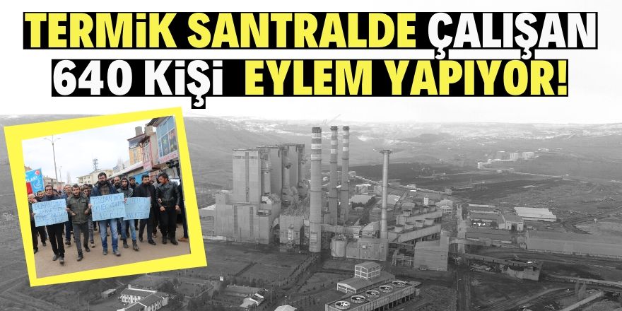 Konya Şeker'in termik santralinde eylem!