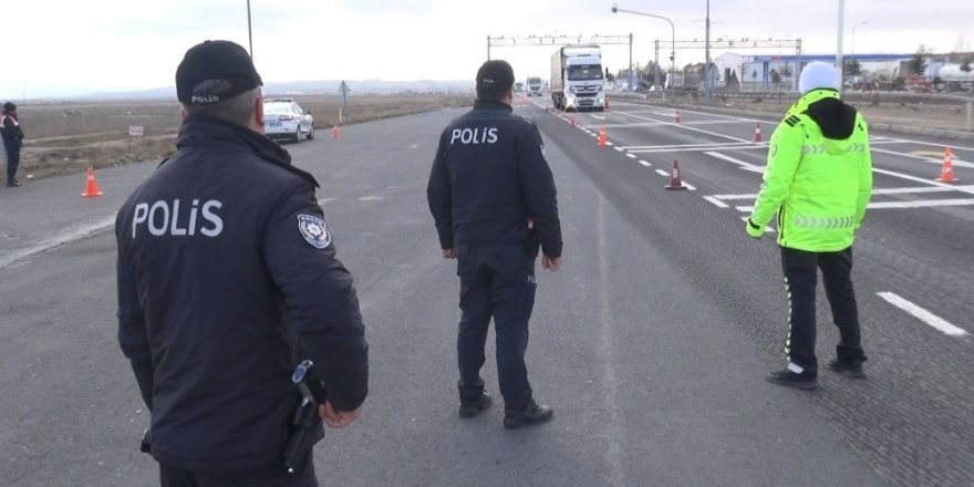 Aksaray polisinden kara yolları uygulaması