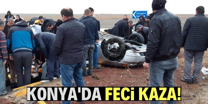 Konya’da trafik kazası: 1 ölü, 8 yaralı