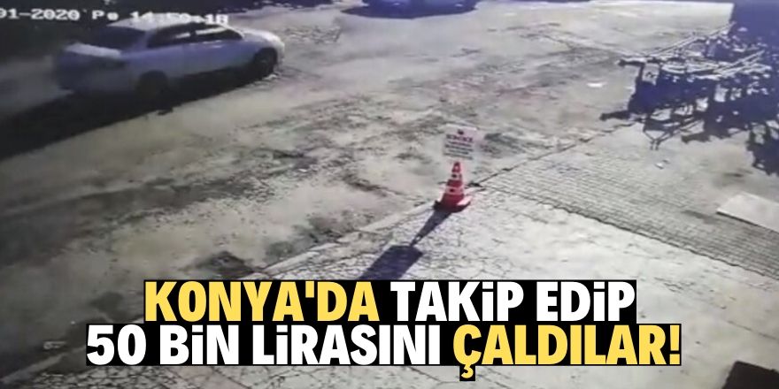 Takip ettikleri kamyonetten 50 bin lira çaldılar