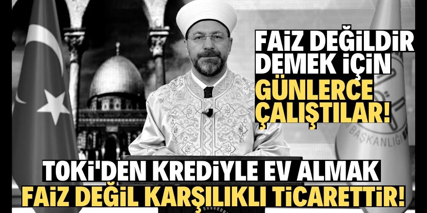 TOKİ'den alırsanız faiz olmuyor!