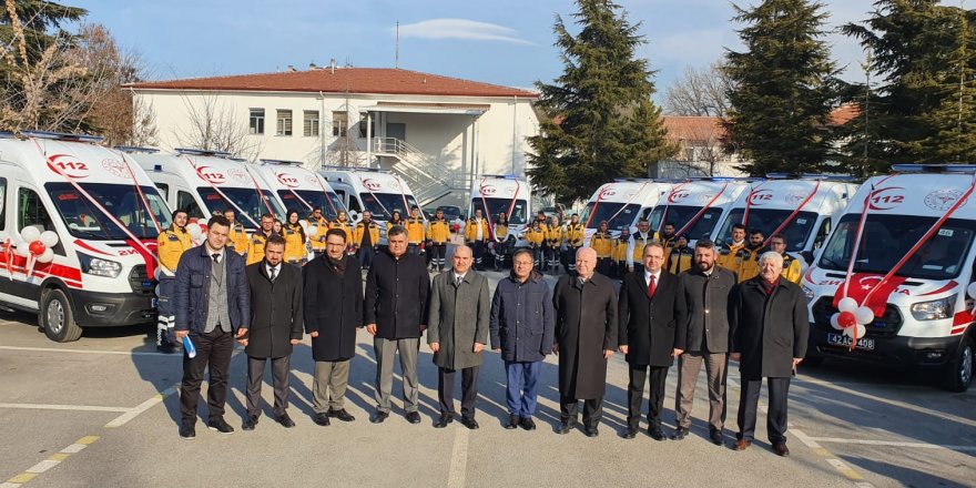 Konya’ya 9 yeni ambulans