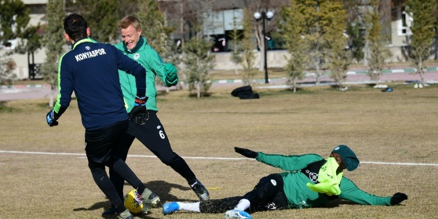 Konyaspor taktik çalıştı