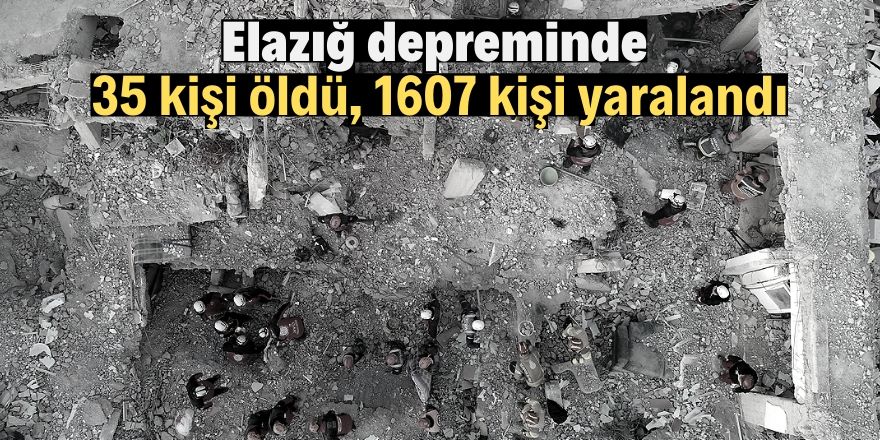 Elazığ depreminde son durum