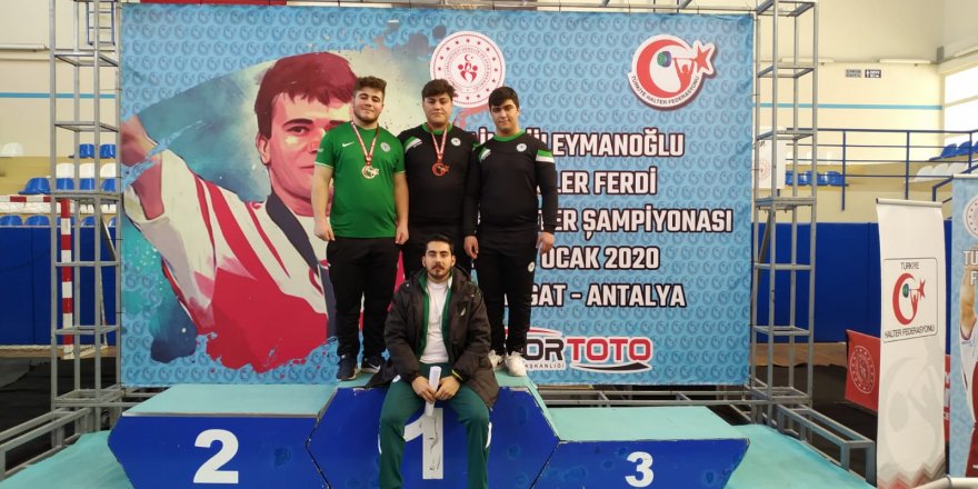 Konyasporlu halterciler Manavgat’ta terledi