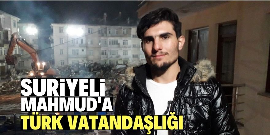 Suriyeli Mahmud El Osman'a Türk vatandaşlığı