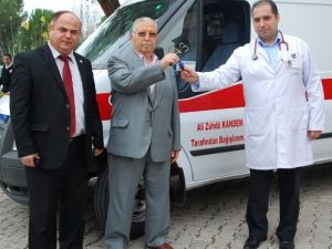 Hayırsever İşadamı Sındırgı Devlet Hastanesi'ne Ambulans Bağışladı