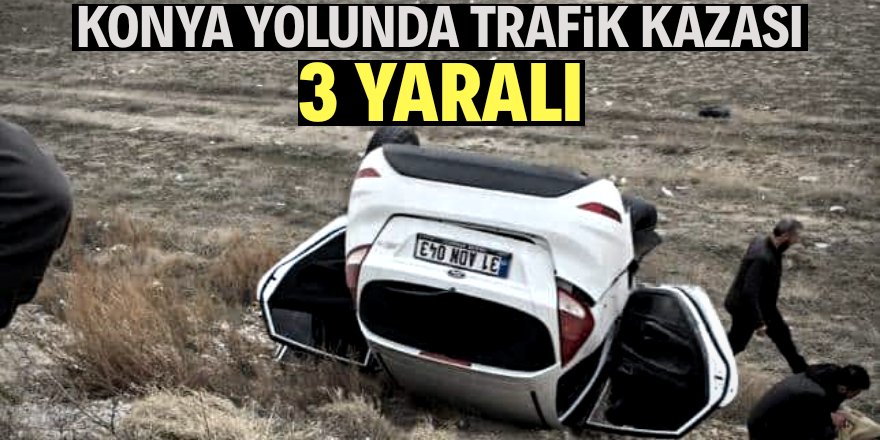 Ereğli'de trafik kazası: 3 yaralı
