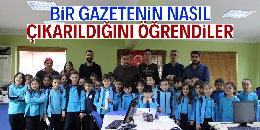 Minik öğrencilerden Merhaba'ya ziyaret