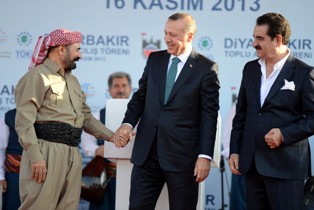 Diyarbakır’da Barzani Erdoğan mitingi