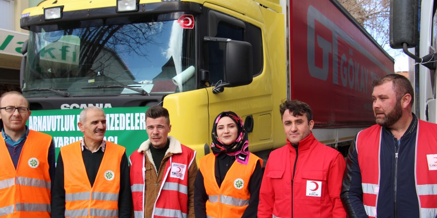 Mehir Vakfı’ndan Arnavut  depremzedelere yardım