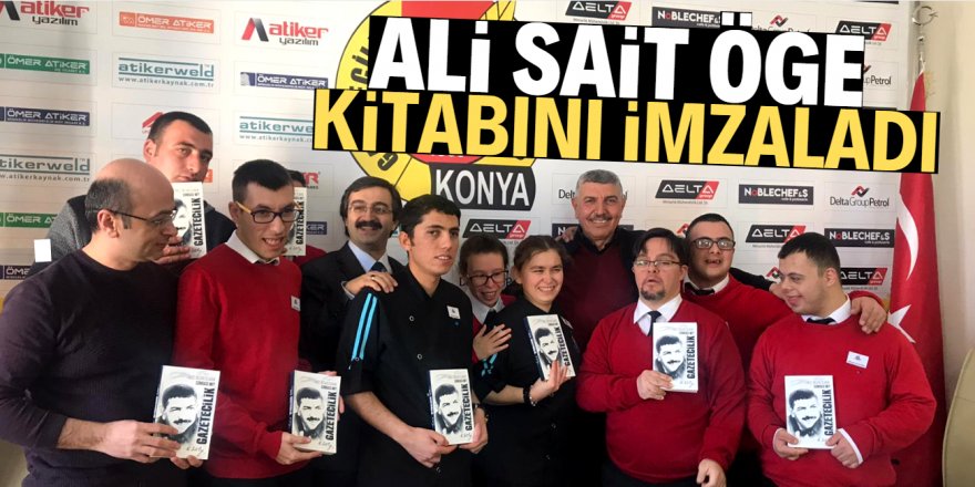 Öge kitabını imzaladı