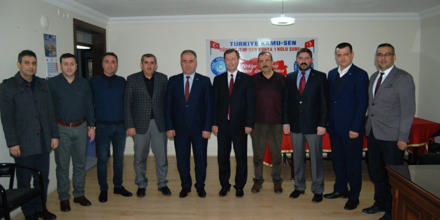 MHP Konya’dan Türk Eğitim-Sen’e ziyaret